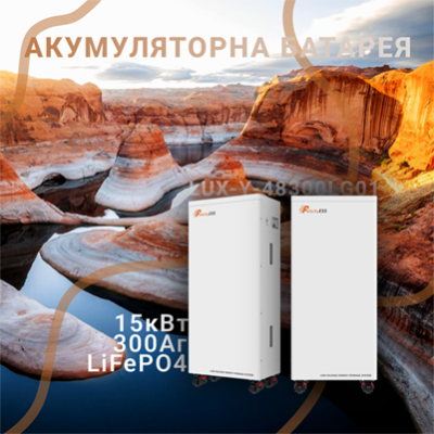 Аккумуляторная батарея LUX-Y-48300LG01 (LiFePO4 51,2В 300А*ч 15кВт*ч)